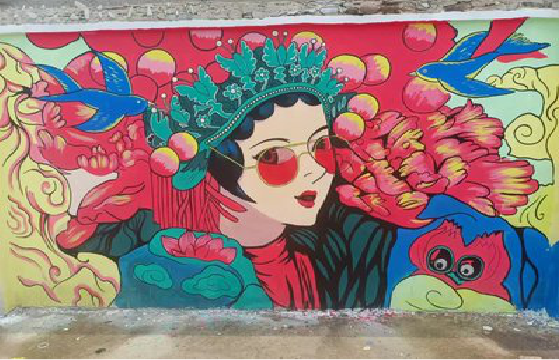 蚌埠墙体彩绘-网红墙