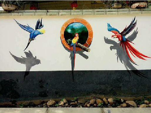 蚌埠视觉错位-3D墙绘设计