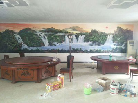 蚌埠墙绘-写实风景