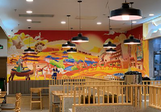 蚌埠商业空间彩绘介绍。