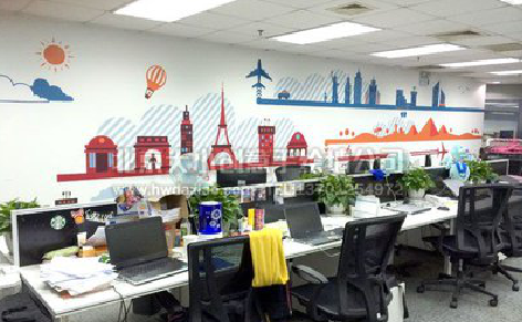 蚌埠教你设计办公室墙绘的方法。