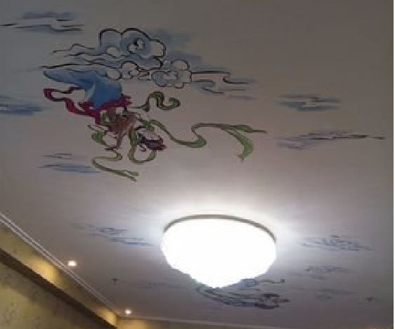 蚌埠如何快速绘制天花板上的手绘墙？
