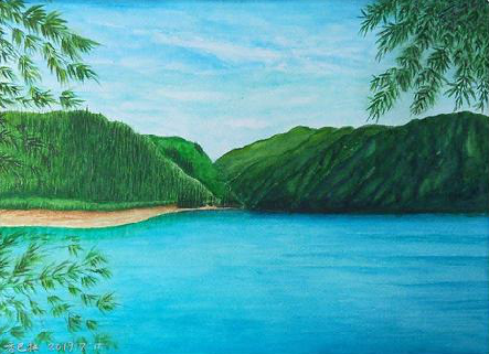 蚌埠在墙绘中，如何绘画绿水青山？