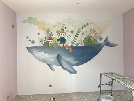 蚌埠手绘墙的特点及优势。